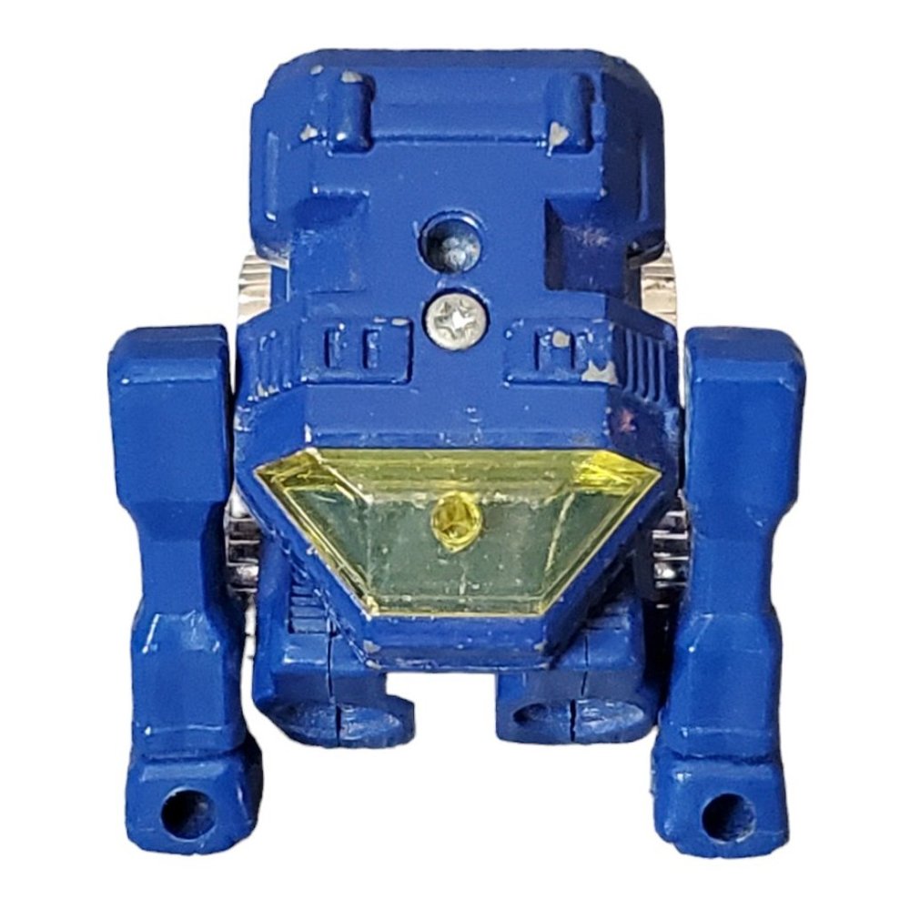Vintage Bandai 1982 GoBots Blue Tank Popy DS MR-02 Action Figure *No Gun*
